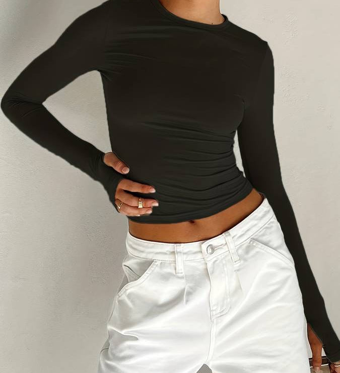 Saar™ | Basic langærmet top