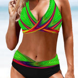 Earle | Farverig bikinibadedragt