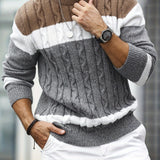 Jesper | Elegant patchwork sweater