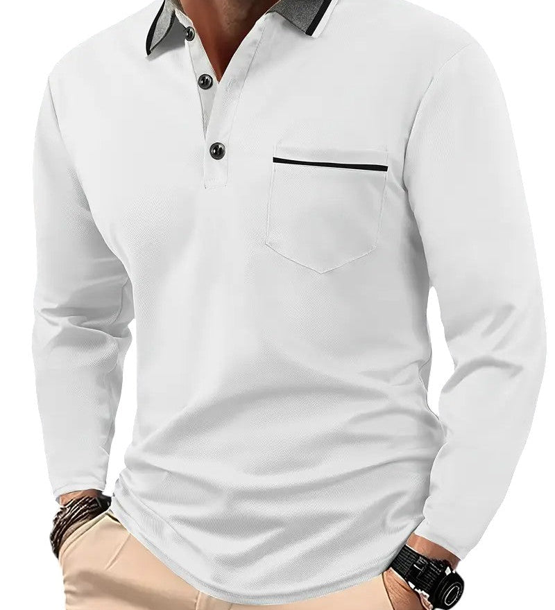 Klassisk Langærmet Polo