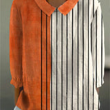 Maja - Vintage Farverig Bluse