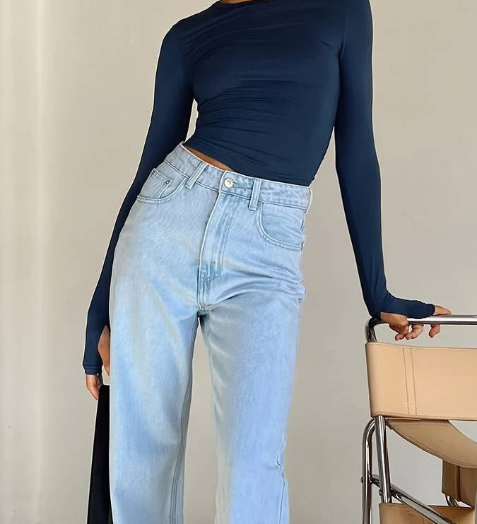 Saar™ | Basic langærmet top