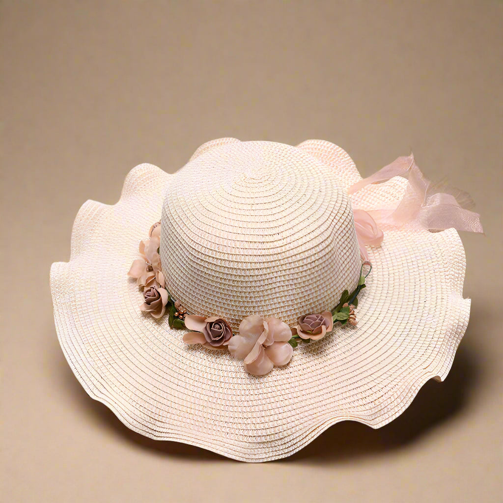 Stråblomsterhat | Boho-inspireret Elegance til Solrige Dage