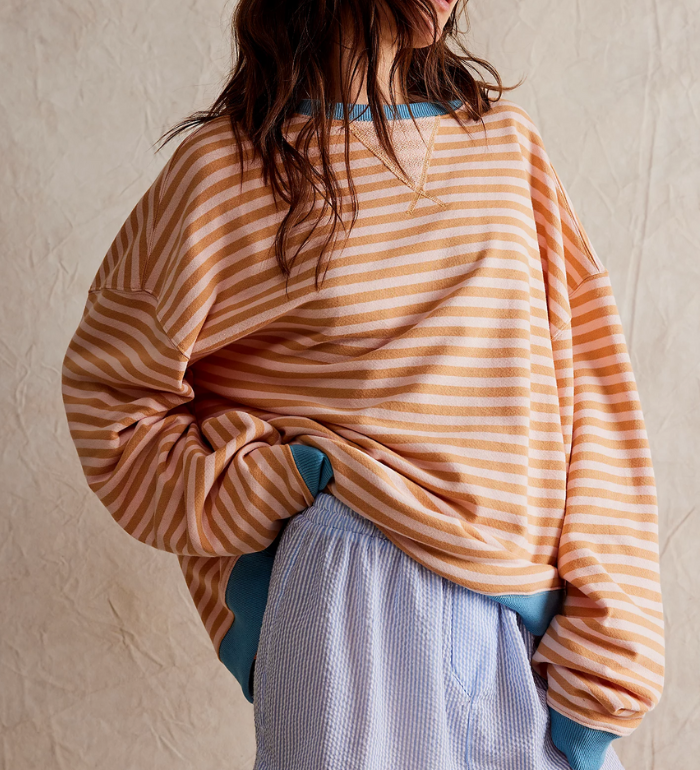 LENA | Oversized stribet sweater