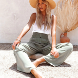 INES | Linnedbukser med høj talje