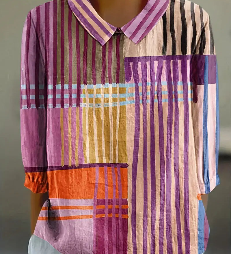 Sofia™ | Farverig og komfortabel bluse