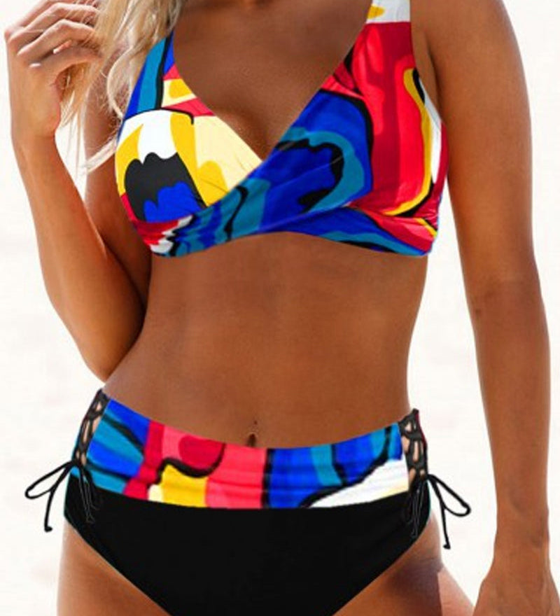 Earle | Farverig bikinibadedragt