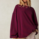 LENA | Oversized stribet sweater