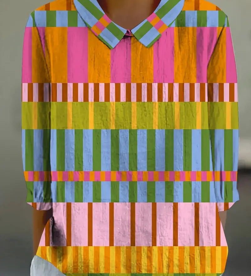 Sofia™ | Farverig og komfortabel bluse