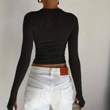 Saar™ | Basic langærmet top