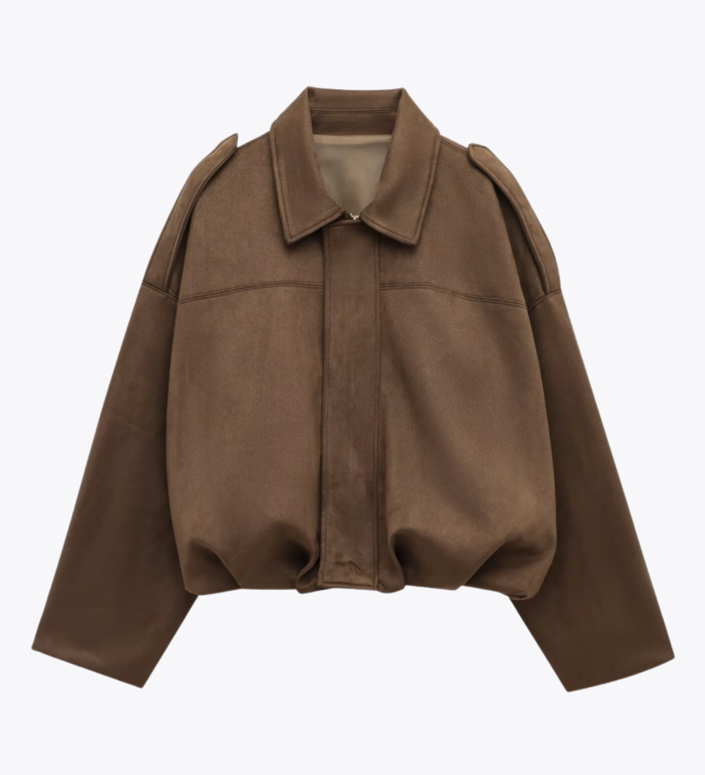 Mette™ | Suede Bomberjakke