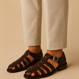 Renaud™ | Elegant lukket sandal med rem og spænde