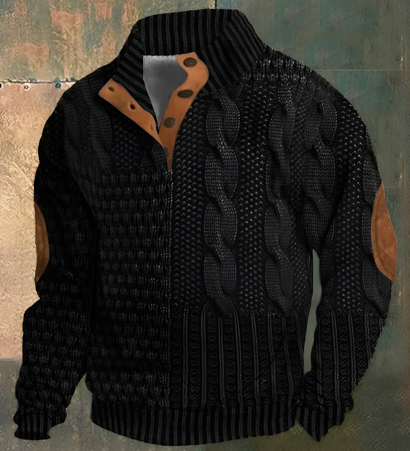 Anders™ | Mønstret striktrøje