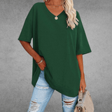 Nikita | Stilfuld Oversized V-Neck T-shirt