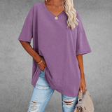 Nikita | Stilfuld Oversized V-Neck T-shirt