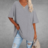 Nikita | Stilfuld Oversized V-Neck T-shirt