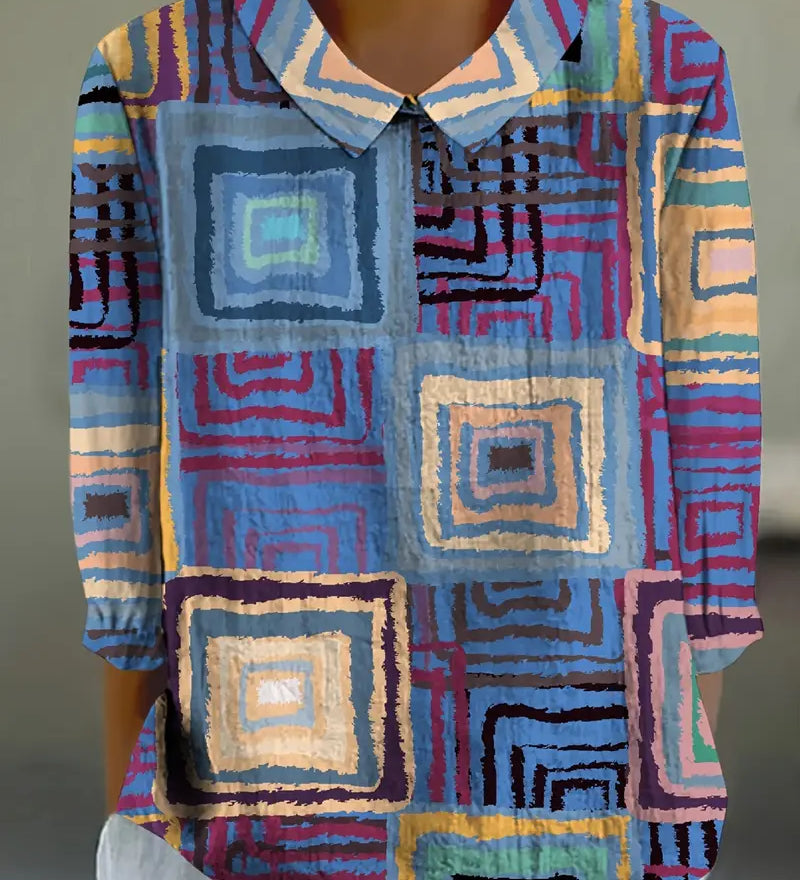 Sofia™ | Farverig og komfortabel bluse