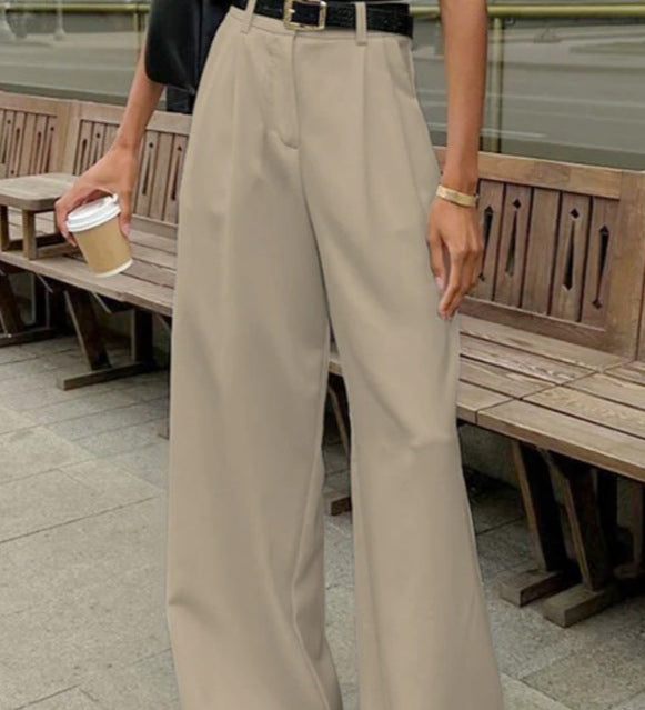 MAJA BUKSER | Høj Talje & Elegant Løstsiddende Pasform