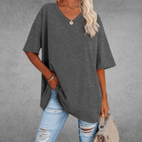 Nikita | Stilfuld Oversized V-Neck T-shirt