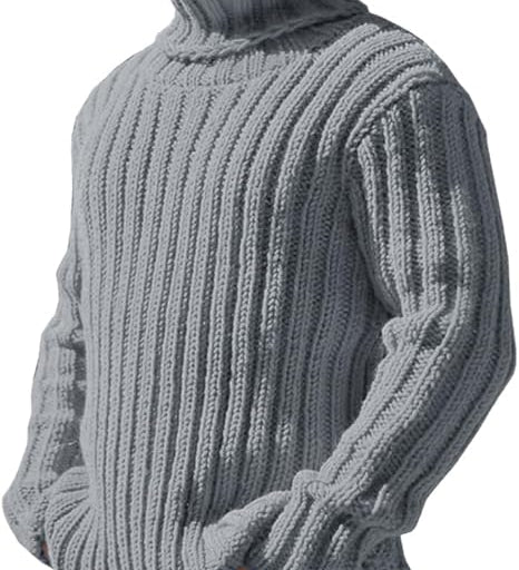 August | Strikket Uldblanding Rullekrave Sweater