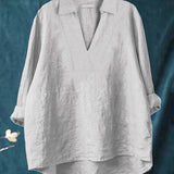 Maria™ - Linnedbluse