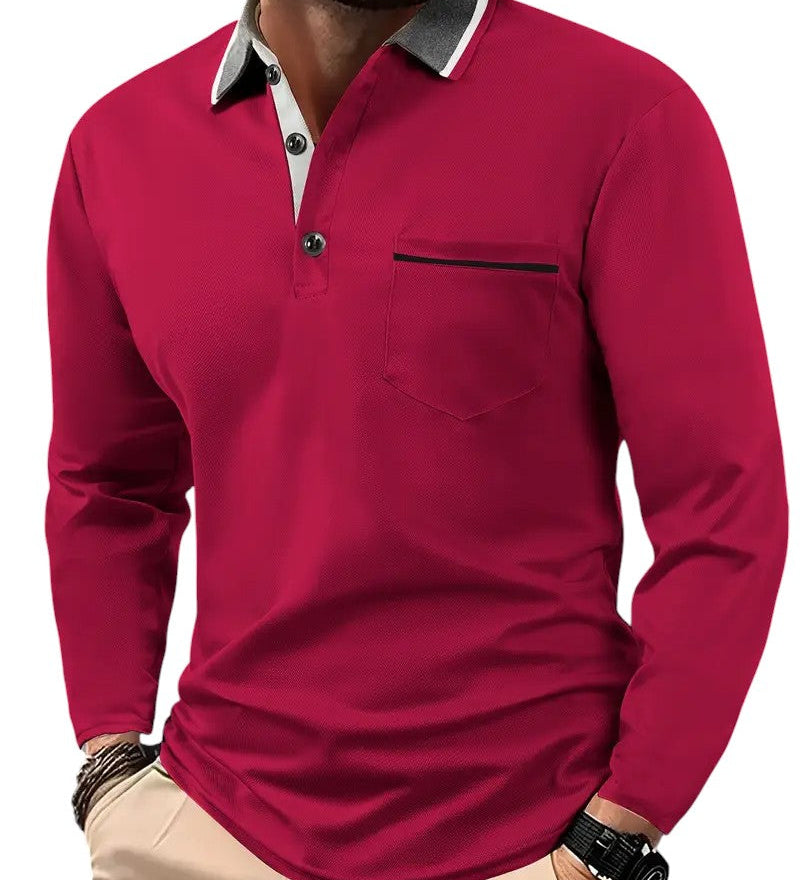 Klassisk Langærmet Polo
