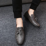 William | Vævede Læder Slip-On Loafers