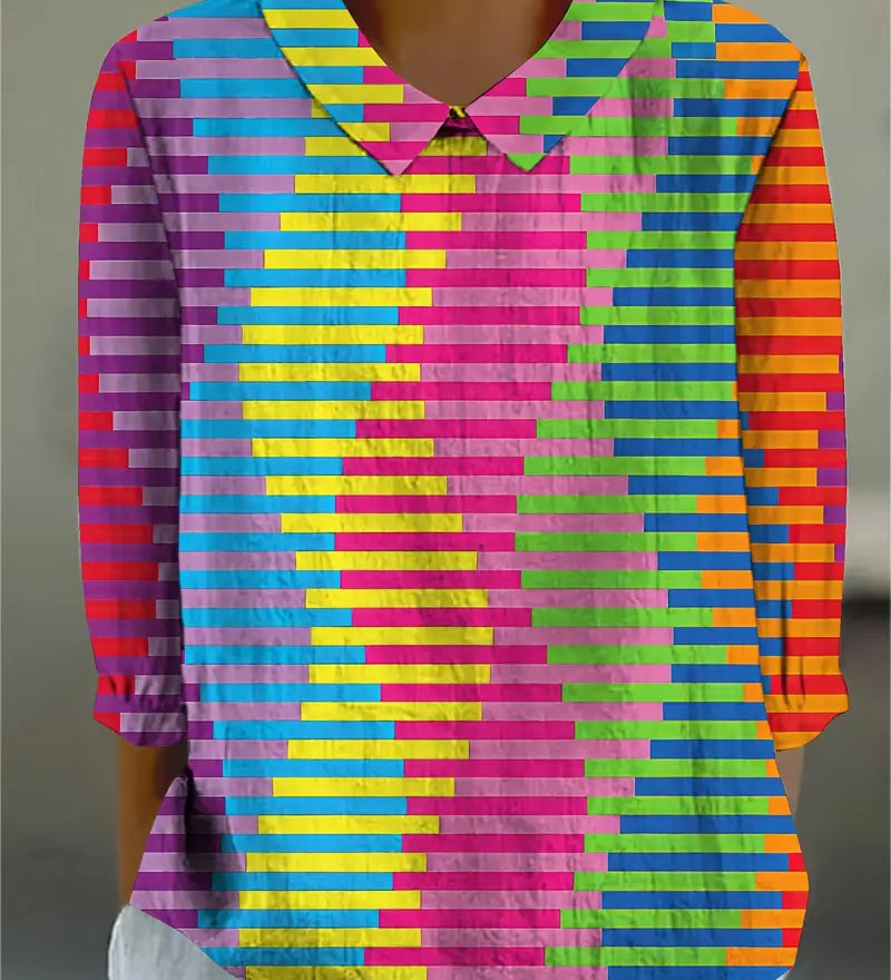 Sofia™ | Farverig og komfortabel bluse