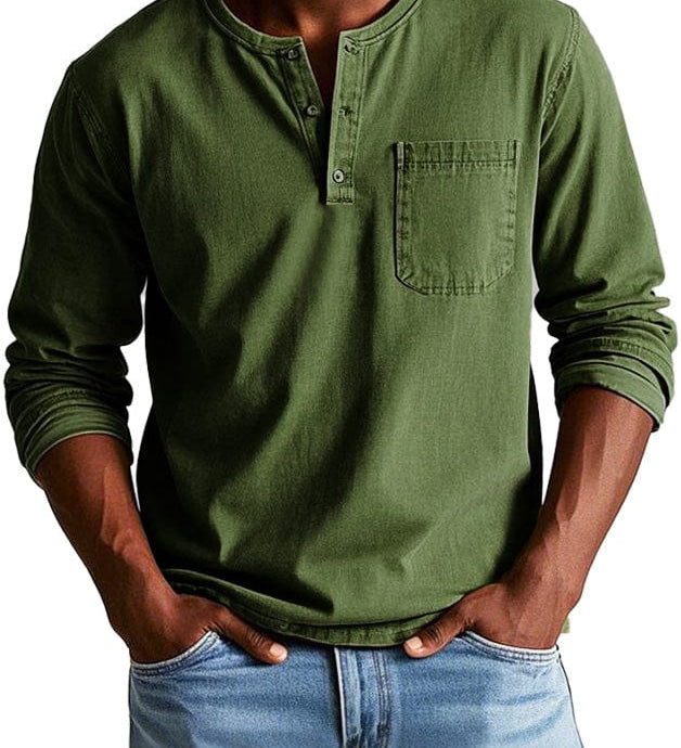 Frederik | Vintage Henley Trøje