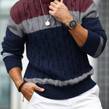 Jesper | Elegant patchwork sweater