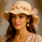 Stråblomsterhat | Boho-inspireret Elegance til Solrige Dage