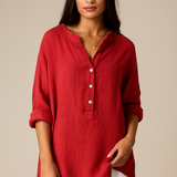 Emma | Luftig og behagelig top i hør