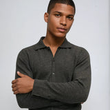 Cashwool Skjorte Mørkegrå