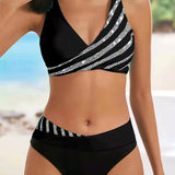 Mona | Varm bikini med print