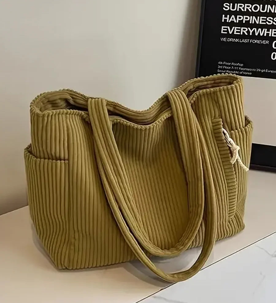 Tilda™ | Riflet taske med snordetalje