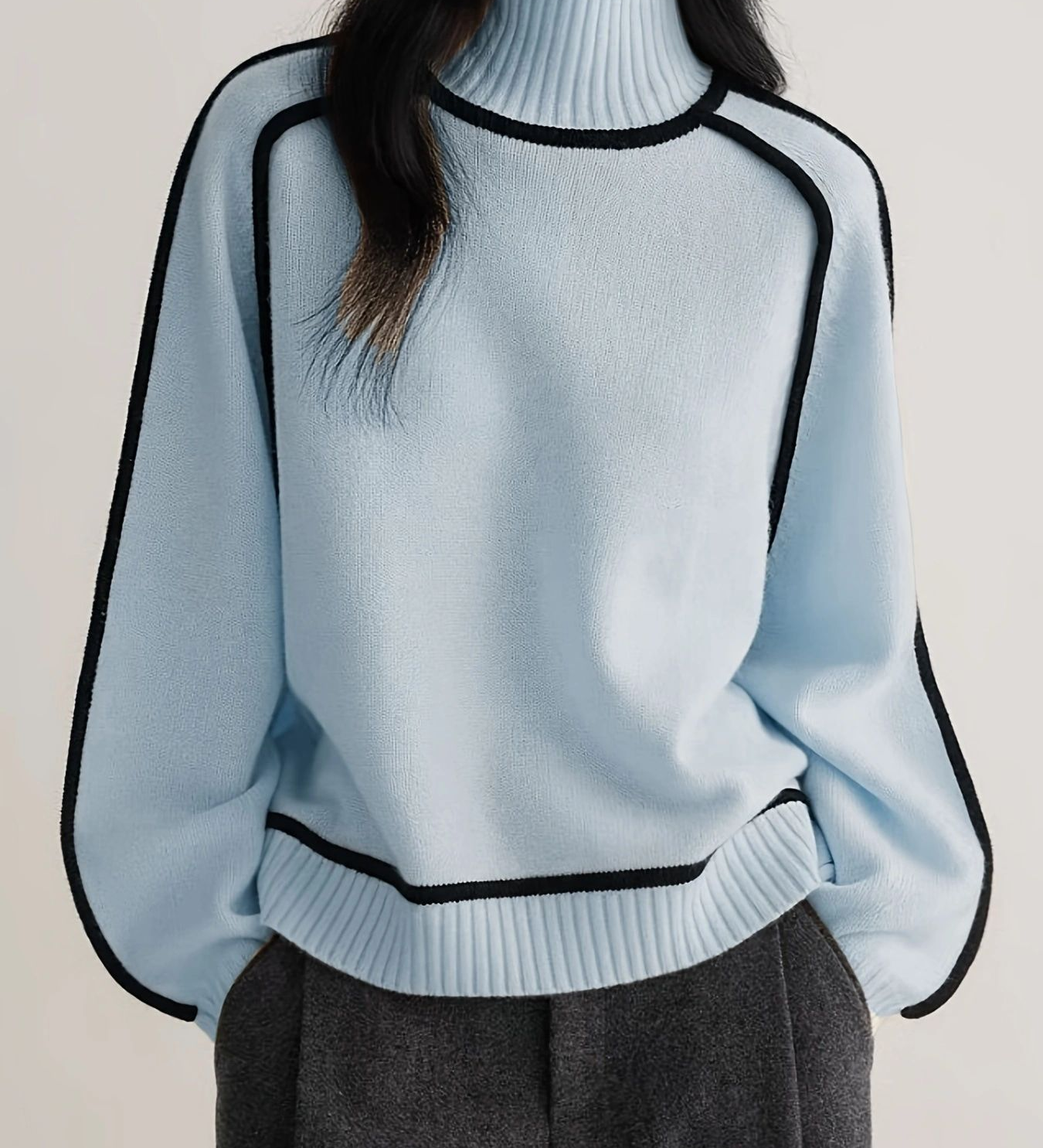 Emilie | Premium Rullekrave-jumper