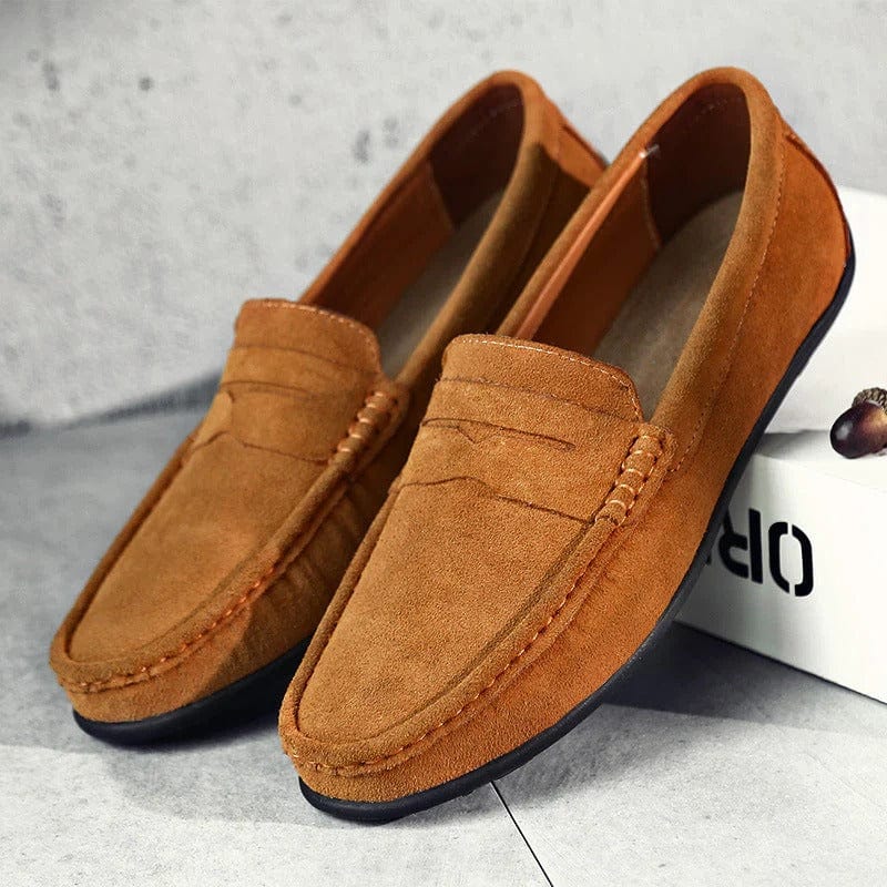 Andreas™ – Loafers i ruskind