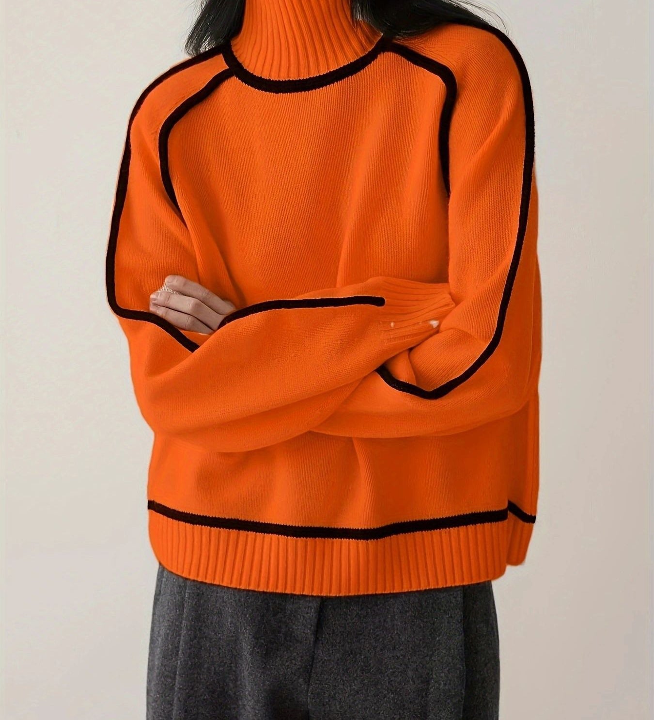 Emilie | Premium Rullekrave-jumper