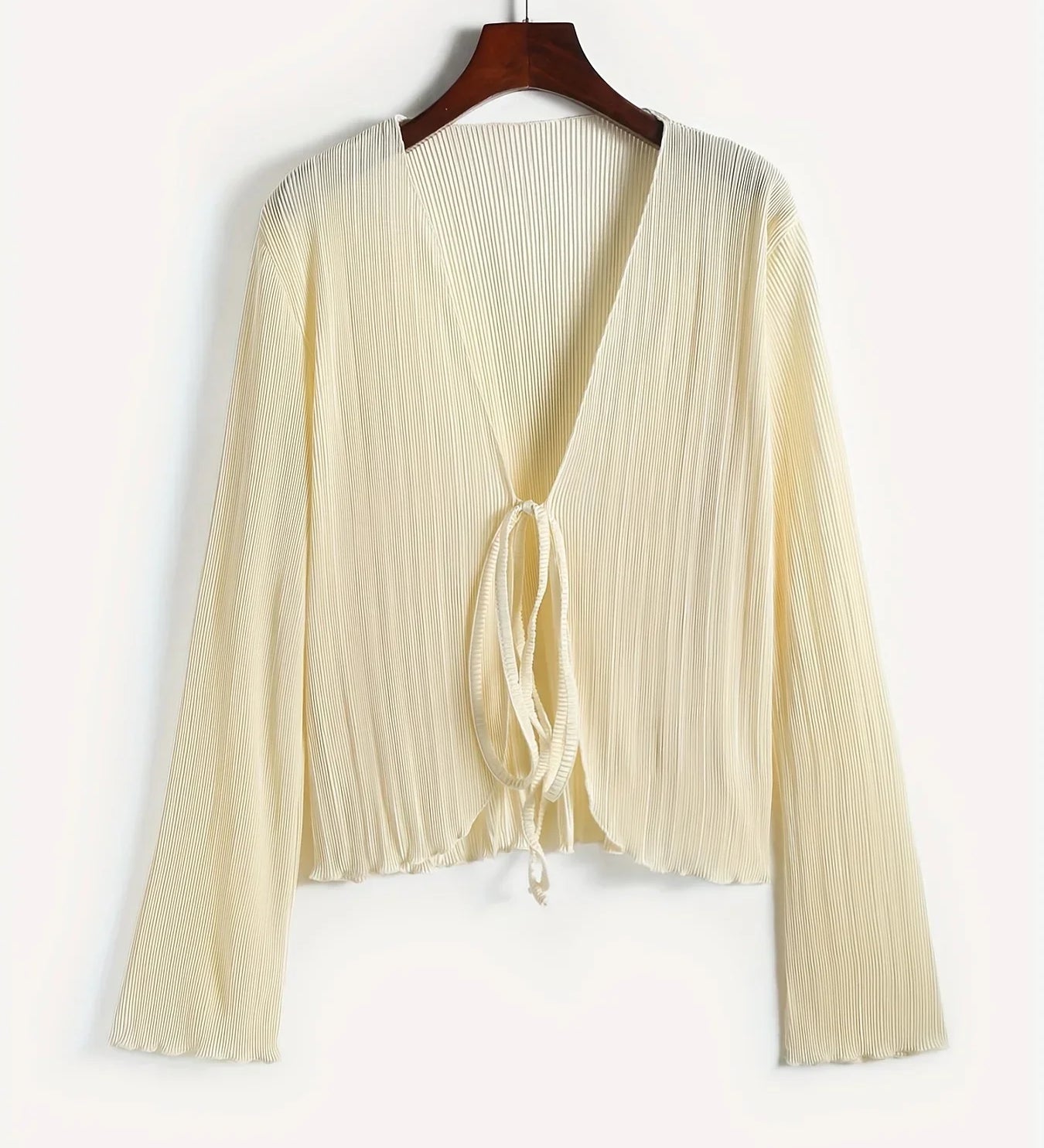 Mikaela™ | V-Hals Strik Top