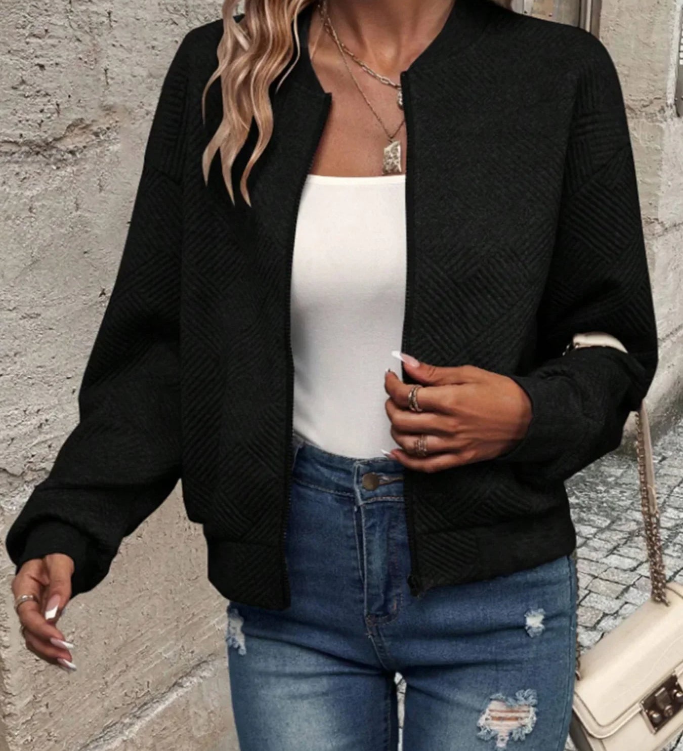 Marika™ - Langærmet Strikket Cardigan