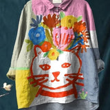 Sofia | Kunstnerisk skjorte med legende print