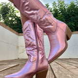 Heidi | Stilfulde Cowboystøvler i Ruskind