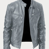 Victor | Casual Læderjakke - Tidløst Design og Komfort