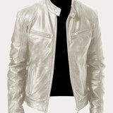 Victor | Casual Læderjakke - Tidløst Design og Komfort