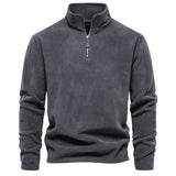 Henrik | Varm fleece krave sweatshirt