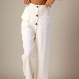 INES | Linnedbukser med høj talje