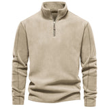 Henrik | Varm fleece krave sweatshirt