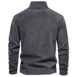 Henrik | Varm fleece krave sweatshirt