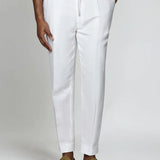 Sø Side Linned Bukser - Hvid