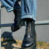 Gry™ | Stilfulde Zip-Up Platform Støvler